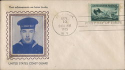 The achievements we honor to-day United States Coast Guard First Day Cover