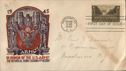 In Honor of the U.S. Army The Historical Rhine Crossing and Victory 1945 First Day Covers First Day Cover First Day Cover First Day Cover