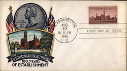 Smithsonian Institution 100 Years of Establishment First Day Cover