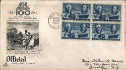 International Philatelic Exhibition 1847-1947 First Day Cover