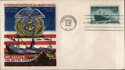 In Commemoration of U.S. Armed Forces - We salute the US Merchant Marine First Day Cover