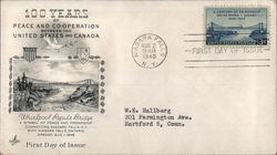 100 Years of Peace and Co-operation between the United States and Canada First Day Cover