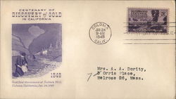 Centenary of Discovery of Gold In California First Day Cover