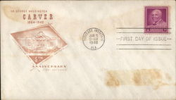 Dr. George Washington Carver, 1864-1943, 5th Anniversary Tompkins Hall, Tuskegee University First Day Cover