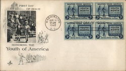 Honoring Youth of America Youth Month Sept. 1 - 30 1948 (Youth Month) First Day Covers First Day Cover First Day Cover First Day Cover