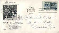 Honoring The Youth of America First Day Cover