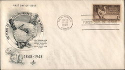 100 Years of Poultry Progress in America First Day Cover