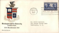 Washington and Lee University Lexington, Virginia First Day Covers First Day Cover First Day Cover First Day Cover