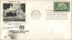 75th Anniversary ABA - American Bankers Association First Day Covers First Day Cover First Day Cover First Day Cover