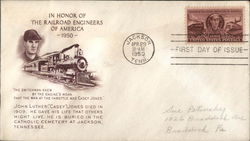 In Honor of the Railroad Engineers of America 1950 First Day Cover