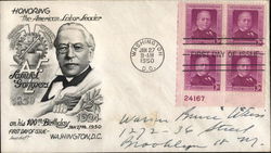 Honoring the American Labor Leader Samuel Gompers on his 100th. Birthday Jan. 27th 1950 First Day Cover