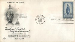 National Capital Sesquicentennial 1800-1950 First Day Cover