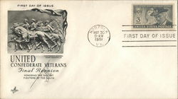 United Confederate Veterans - Final Reunion - Honoring the Gallant Fighters of the South First Day Cover