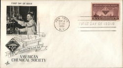 75th. Anniversary American Chemical Society. First Day Covers First Day Cover First Day Cover First Day Cover