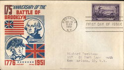 175th Anniversary of the Battle of Brooklyn 1776-1951 First Day Cover