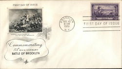 Commemorating 175th Anniversary Battle of Brooklyn First Day Covers First Day Cover First Day Cover First Day Cover