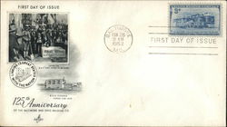 125th Anniversary of the Baltimore and Ohio Railroad Co. First Day Covers First Day Cover First Day Cover First Day Cover