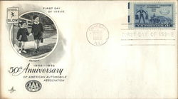 American Automobile Association 50th Anniversary First Day Cover