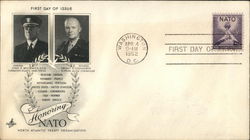 Honoring NATO: North Atlantic Treaty Organization First Day Covers First Day Cover First Day Cover First Day Cover