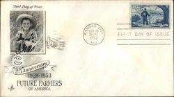 25th Anniversary - Future Farmers of America 1928-1953 First Day Covers First Day Cover First Day Cover First Day Cover