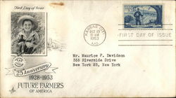 25th Anniversary 1928 - 1953 Future Farmers of America. First Day Covers First Day Cover First Day Cover First Day Cover