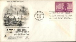 300th Anniversary of New York City 1653 - 1953 First Day Cover