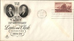 150th Anniversary Lewis and Clark Expedition 1804-5-6 First Day Covers First Day Cover First Day Cover First Day Cover