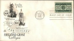 100th. Anniversary First Land Grant Colleges First Day Covers First Day Cover First Day Cover First Day Cover