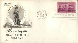 Honoring the Armed Forces Reserve (The Minute Man) First Day Covers First Day Cover First Day Cover First Day Cover