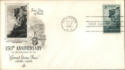 150th Anniversary Of the Discovery of the "Great Stone Face" 1805 - 1955" First Day Covers First Day Cover First Day Cover First Day Cover