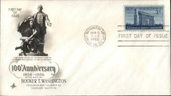 100th Anniversary 1856-1956 of the Birth of Booker T. Washington First Day Covers First Day Cover First Day Cover First Day Cover