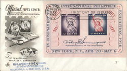 5th International Philatelic Exhibition First Day Covers First Day Cover First Day Cover First Day Cover