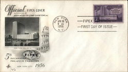 5th International Philatelic Exhibition 1956 First Day Covers First Day Cover First Day Cover First Day Cover