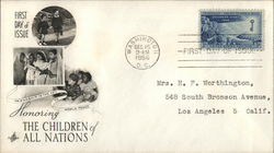 Honoring the Children of All Nations First Day Covers First Day Cover First Day Cover First Day Cover