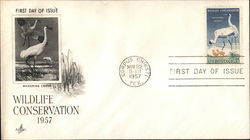 Wildlife Conservation 1957 First Day Covers First Day Cover First Day Cover First Day Cover