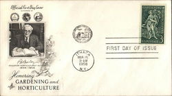 Honoring Gardening and Horticulture - L. H. Bailey 1856-1956 First Day Covers First Day Cover First Day Cover First Day Cover