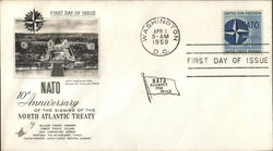 NATO 10th Anniversary of the signing of the North Atlantic Treaty First Day Cover