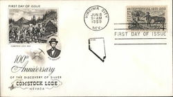 100th Anniversary of the Discovery of Silver First Day Covers First Day Cover First Day Cover First Day Cover