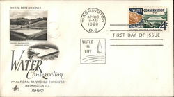 Water Conservation First Day Cover