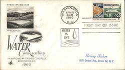 Water Conservation 7th National Watershed Congress Washington, D.C. 1960 First Day Cover