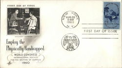 Employ the Physically Handicapped World Congress 1960 First Day Covers First Day Cover First Day Cover First Day Cover