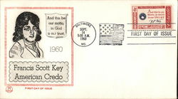 Francis Scott Key, American Credo First Day Cover