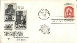 150th Anniversary Mexican Independence 1810 - 1960 First Day Covers First Day Cover First Day Cover First Day Cover