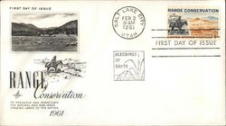 Range Conservation 1961 First Day Covers First Day Cover First Day Cover First Day Cover