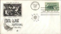 CIVIL WAR CENTENNIAL 1861-1961 First Day Covers First Day Cover First Day Cover First Day Cover