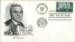 George W. Norris First Day Covers First Day Cover First Day Cover First Day Cover