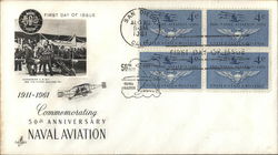 Commemorating 50th Anniversary Naval Aviation First Day Covers First Day Cover First Day Cover First Day Cover