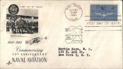 Commemorating 50th Anniversary Naval Aviation First Day Covers First Day Cover First Day Cover First Day Cover