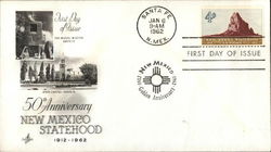 50th Anniversary New Mexico Statehood 1912-1962 First Day Covers First Day Cover First Day Cover First Day Cover