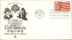 50th Anniversary Girls Scouts of the United States of America First Day Covers First Day Cover First Day Cover First Day Cover